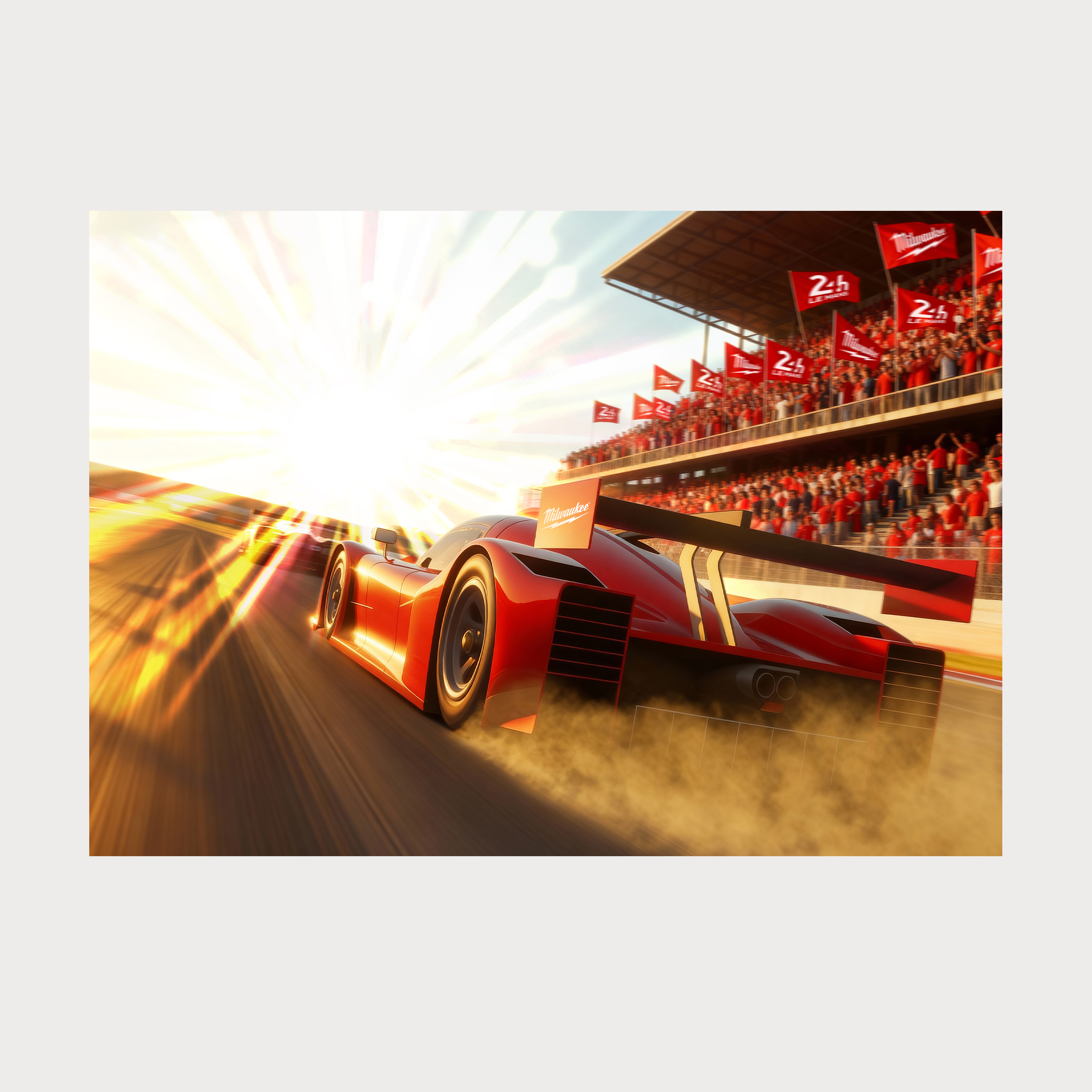 Illustration Milwaukee x 24h du Mans